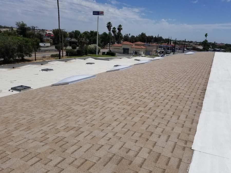 roof-installation new asphalt shingles on a residential home, ensuring precision and durability